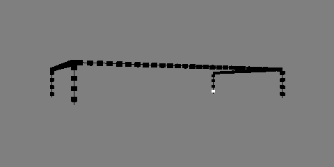 Mock-up of a chaser animation setting